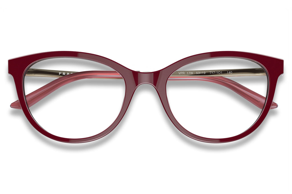 Prada - PR 17ZV Eyeglasses Bordeaux (TY71O1)