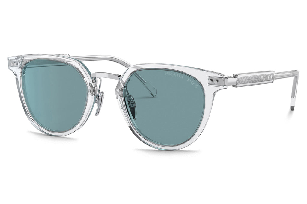 Prada - PR 17YS Sunglasses Crystal with Green Polar Lenses (2AZ04D)