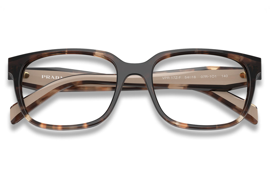Prada - PR 17ZVF (Low Bridge Fit) Eyeglasses Caramel Tortoise (07R1O1)