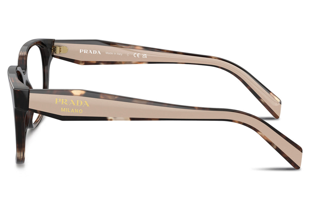 Prada - PR 17ZVF (Low Bridge Fit) Eyeglasses Caramel Tortoise (07R1O1)