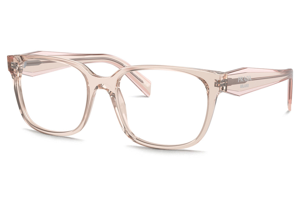 Prada - PR 17ZVF (Low Bridge Fit) Eyeglasses Crystal Pink (15J1O1)