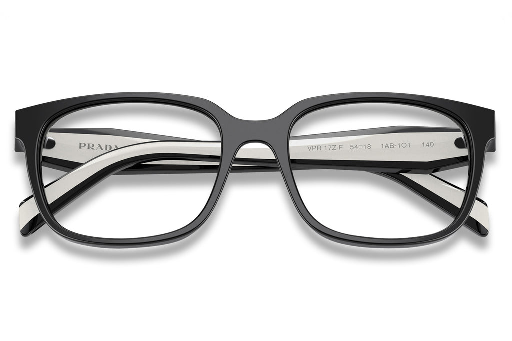 Prada - PR 17ZVF (Low Bridge Fit) Eyeglasses Black (1AB1O1)