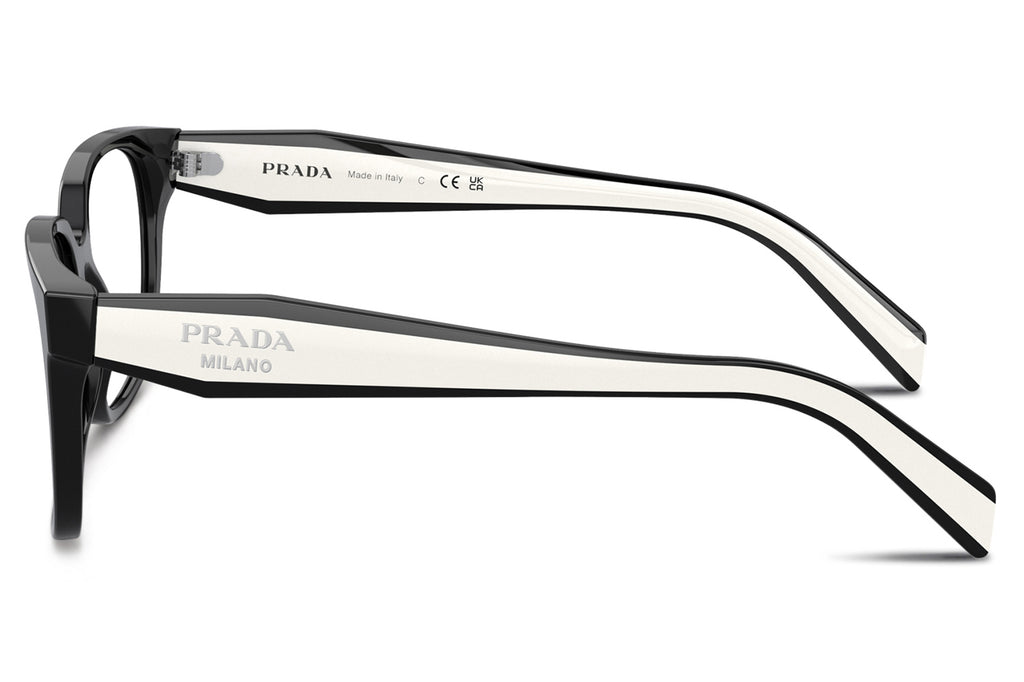 Prada - PR 17ZVF (Low Bridge Fit) Eyeglasses Black (1AB1O1)