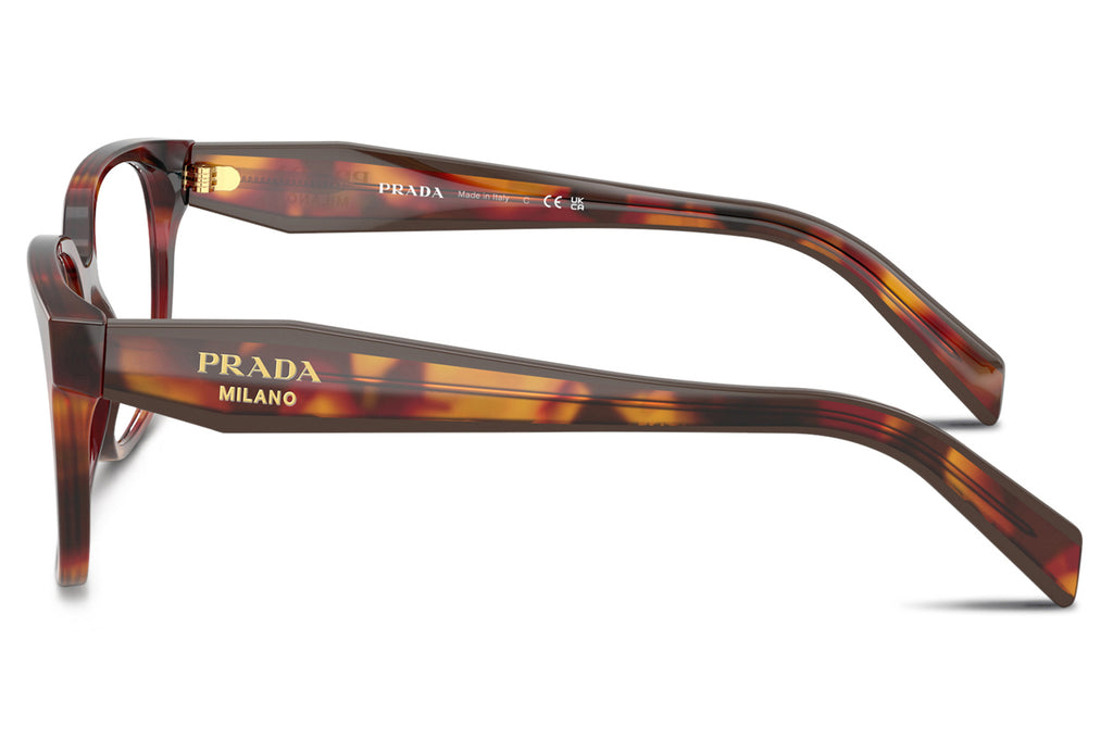 Prada - PR 17ZVF (Low Bridge Fit) Eyeglasses Poppy Tortoise (22A1O1)