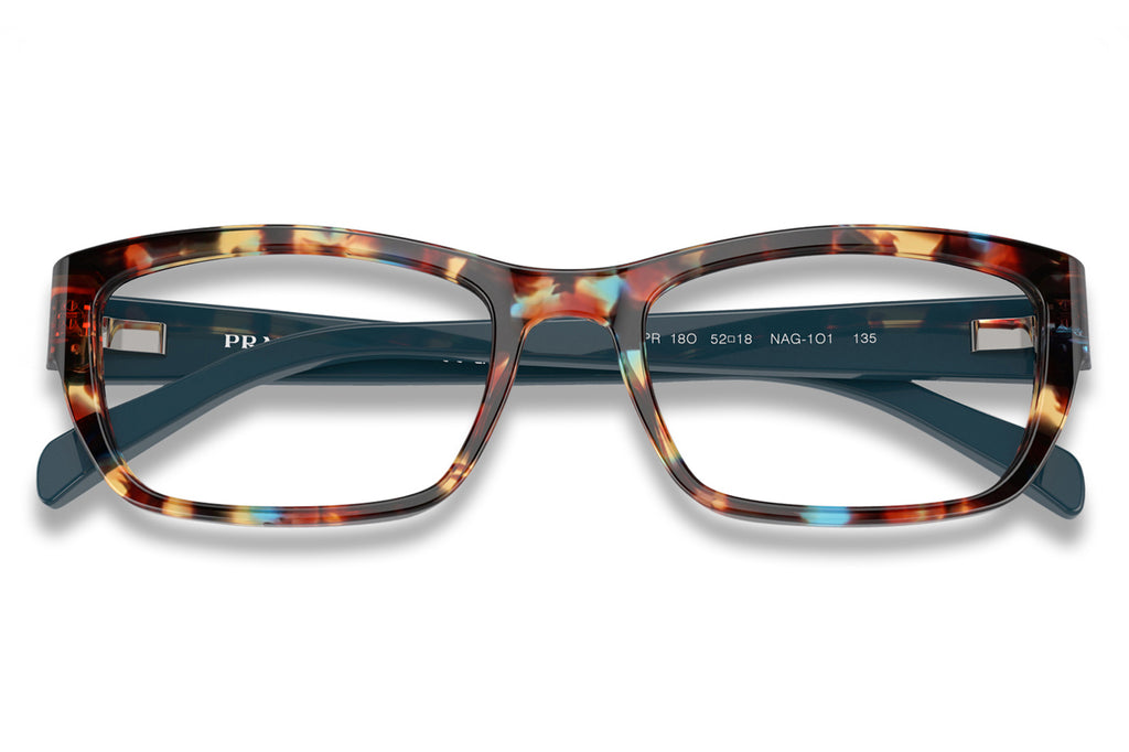 Prada - PR 18OV Eyeglasses Havana Spotted Blue (NAG1O1)
