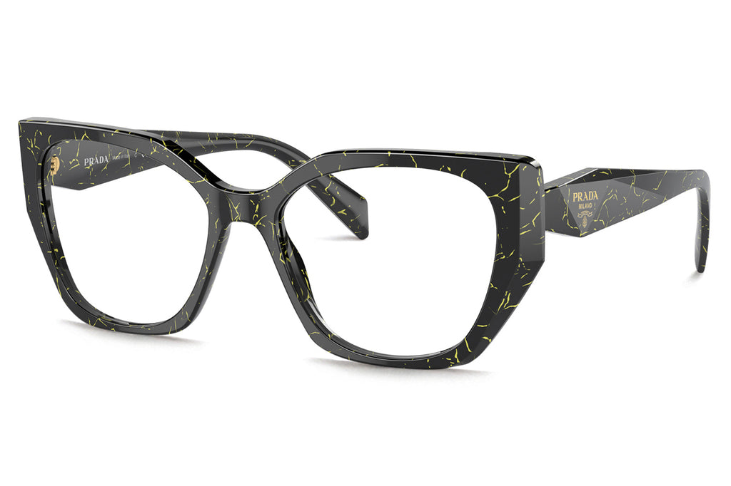 Prada - PR 18WV Eyeglasses Black/Yellow Marble (19D1O1)