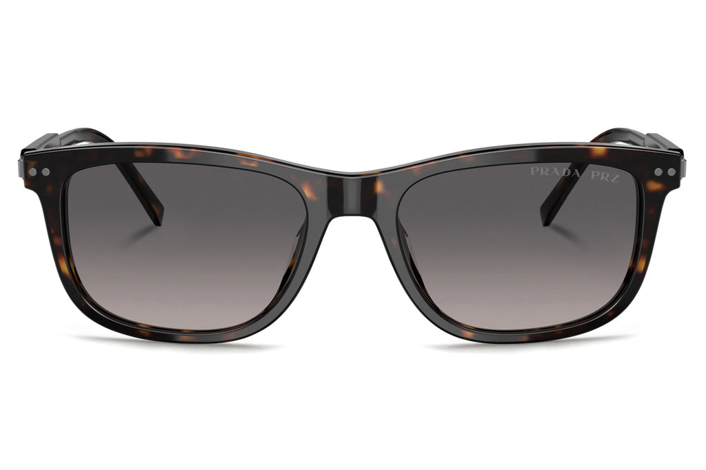 Prada - PR 18YS Sunglasses Havana with Grey Gradient Polar Lenses (2AU09G)