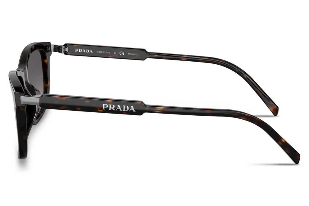 Prada - PR 18YS Sunglasses Havana with Grey Gradient Polar Lenses (2AU09G)