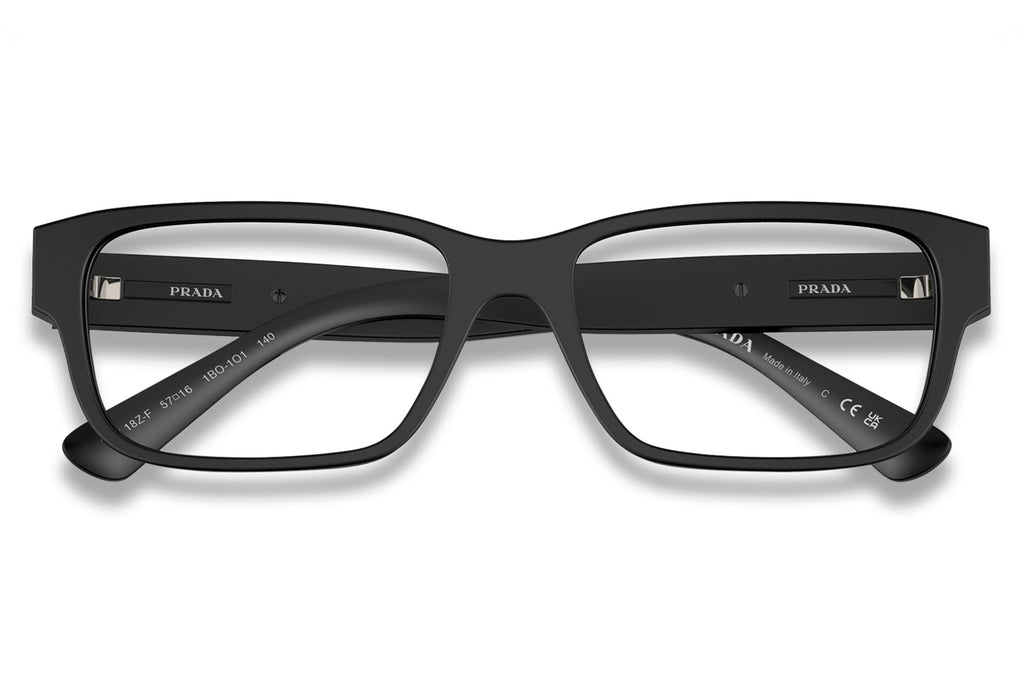 Prada - PR 18ZVF (Low Bridge Fit) Eyeglasses Matte Black (1BO1O1)