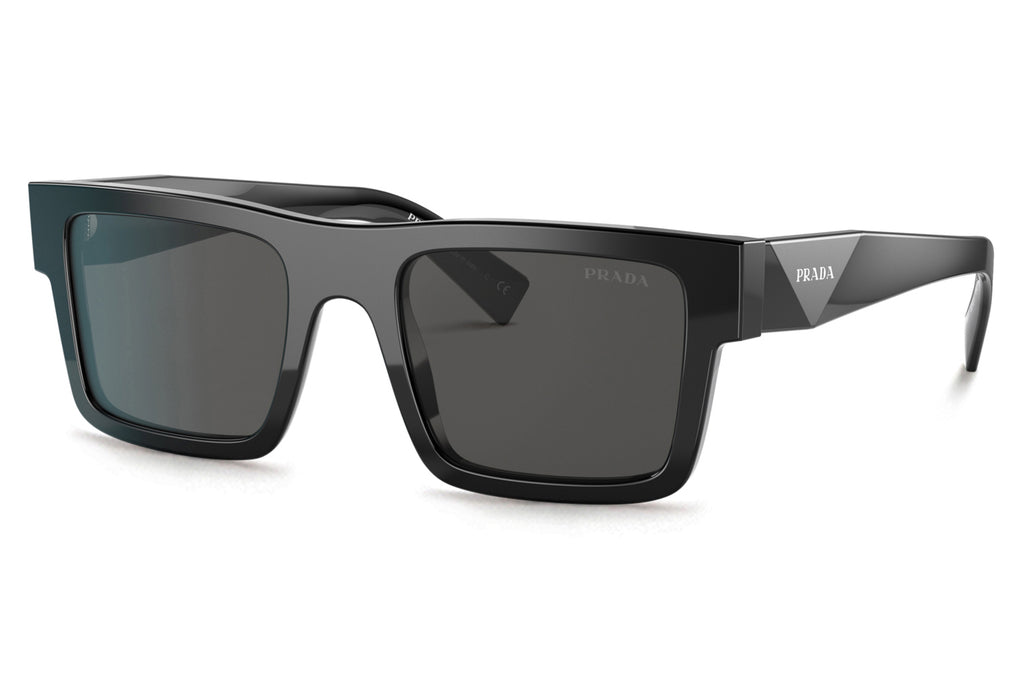 Prada - PR 19WSF (Low Bridge Fit) Sunglasses Black with Dark Grey Lenses (1AB5S0)