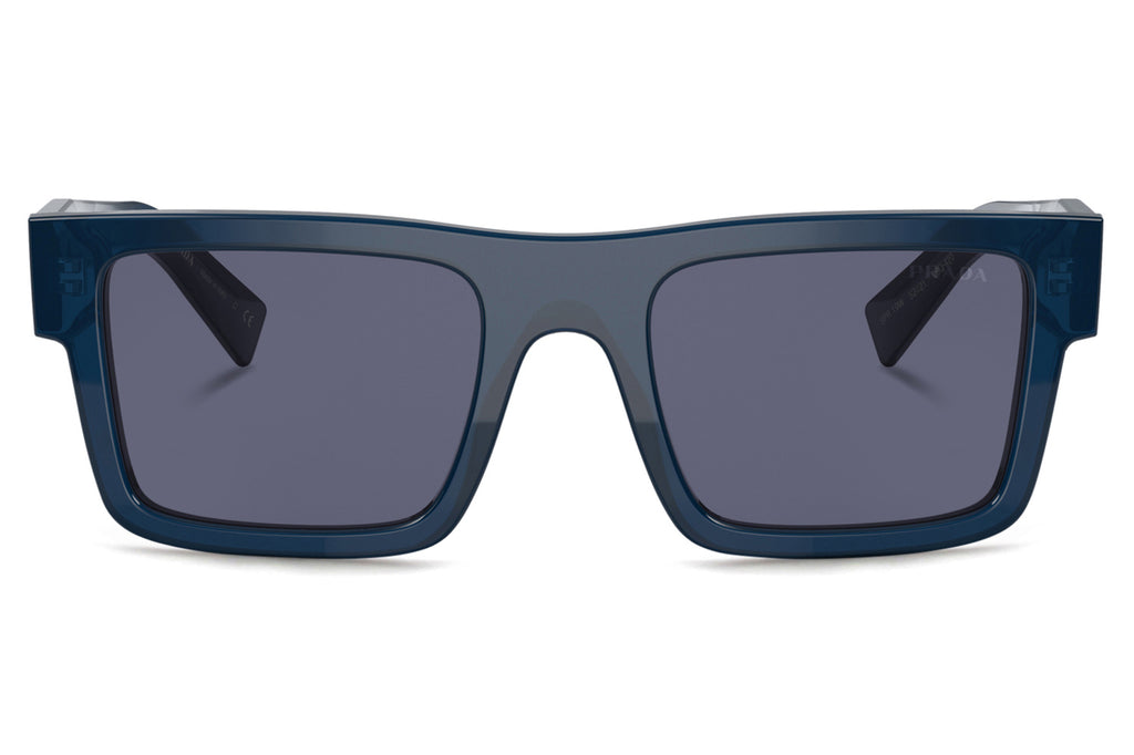 Prada - PR 19WS Sunglasses Crystal Blue with Blue Lenses (08Q420)