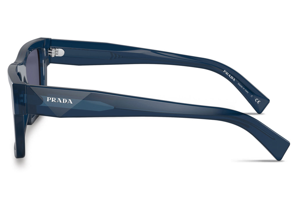 Prada - PR 19WS Sunglasses Crystal Blue with Blue Lenses (08Q420)