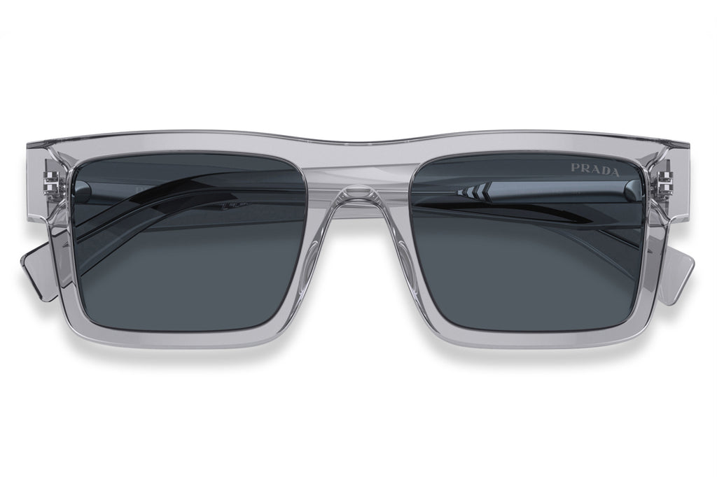 Prada - PR 19WS Sunglasses Crystal Grey with Dark Grey Lenses (U4309T)