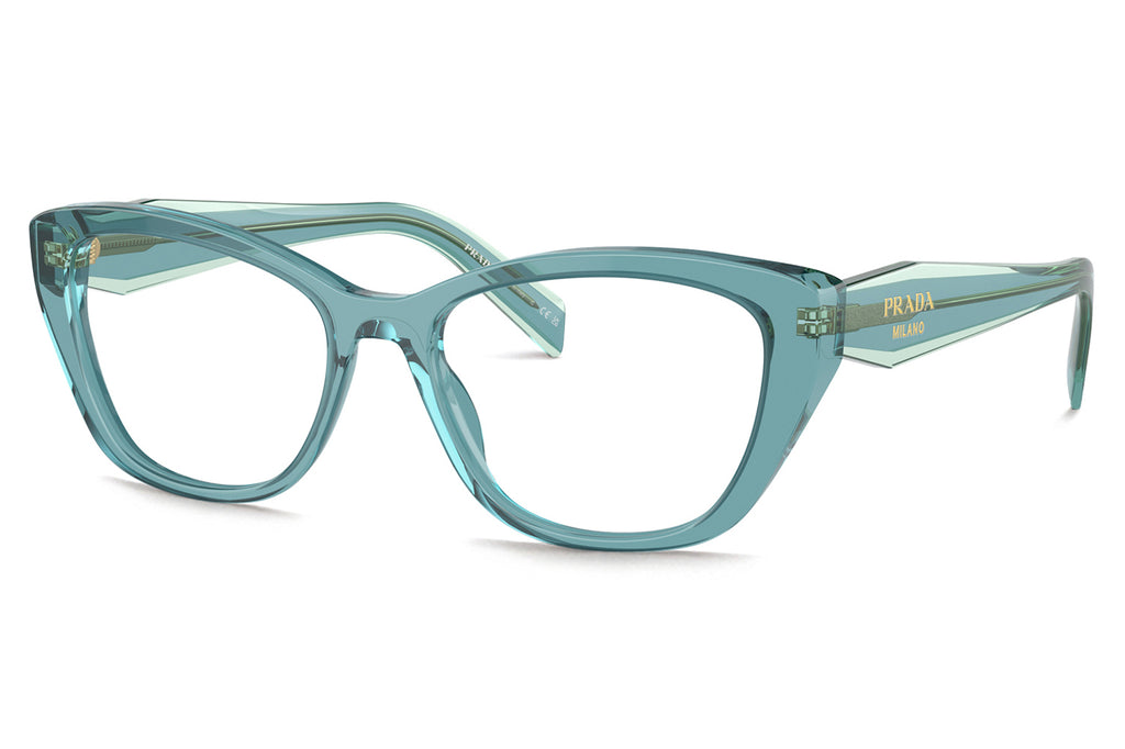 Prada - PR 19WV Eyeglasses Crystal Peacock (16J1O1)
