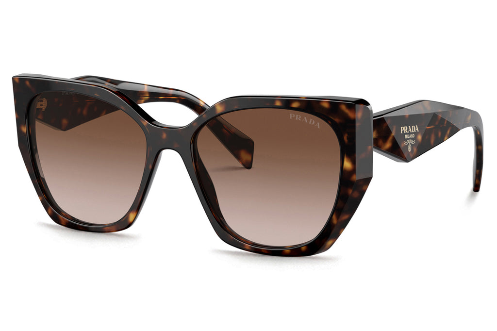Prada - PR 19ZSF (Low Bridge Fit) Sunglasses Tortoise with Brown Gradient Lenses (2AU6S1)