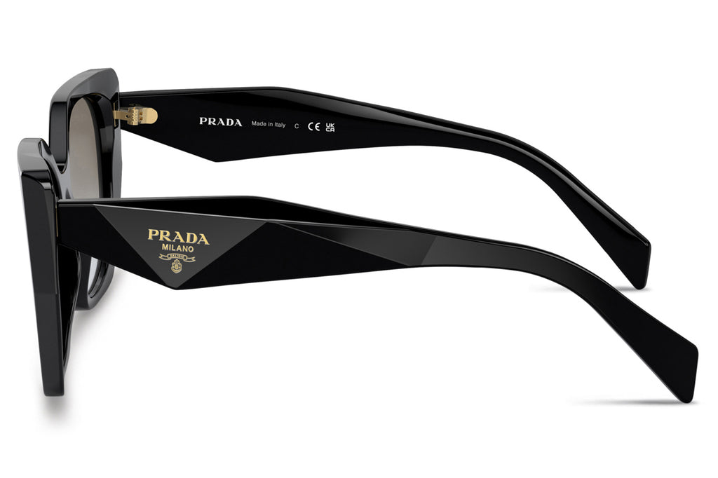 Prada - PR 19ZS Sunglasses Black with Grey Gradient Lenses (1AB0A7)