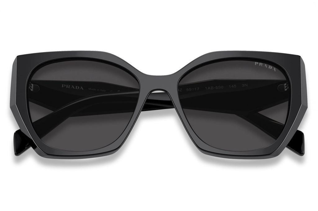Prada - PR 19ZS Sunglasses Black with Dark Grey Lenses (1AB5S0)