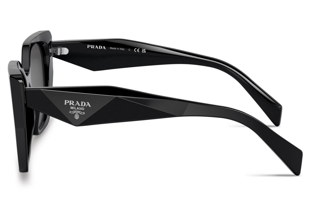 Prada - PR 19ZS Sunglasses Black with Dark Grey Lenses (1AB5S0)