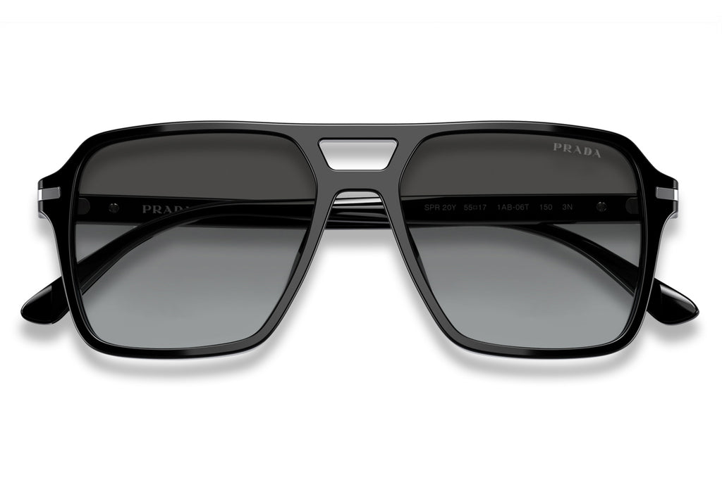 Prada - PR 20YS Sunglasses Black with Grey Lenses (1AB06T)