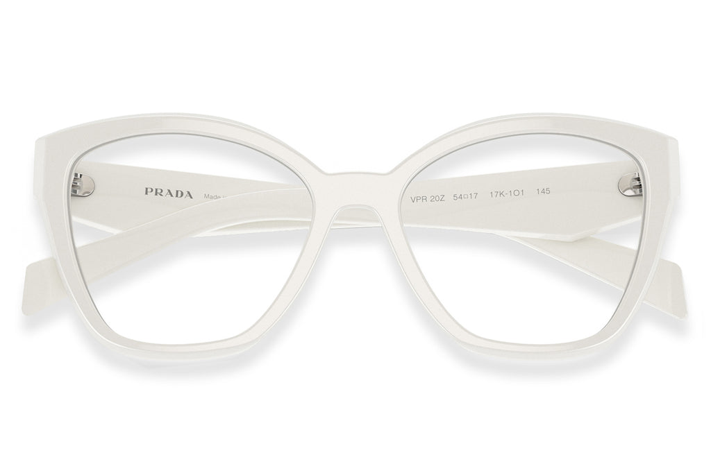 Prada - PR 20ZV Eyeglasses Black/White (17K1O1)