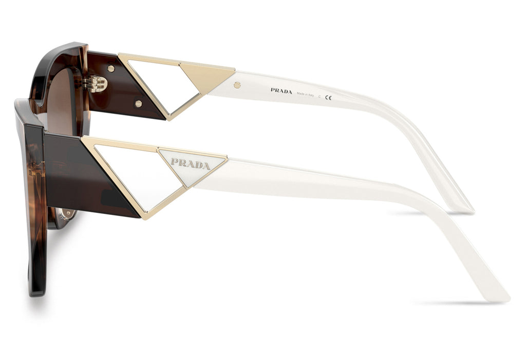 Prada - PR 21YS Sunglasses Caramel Tortoise with Brown Gradient Lenses (07R6S1)