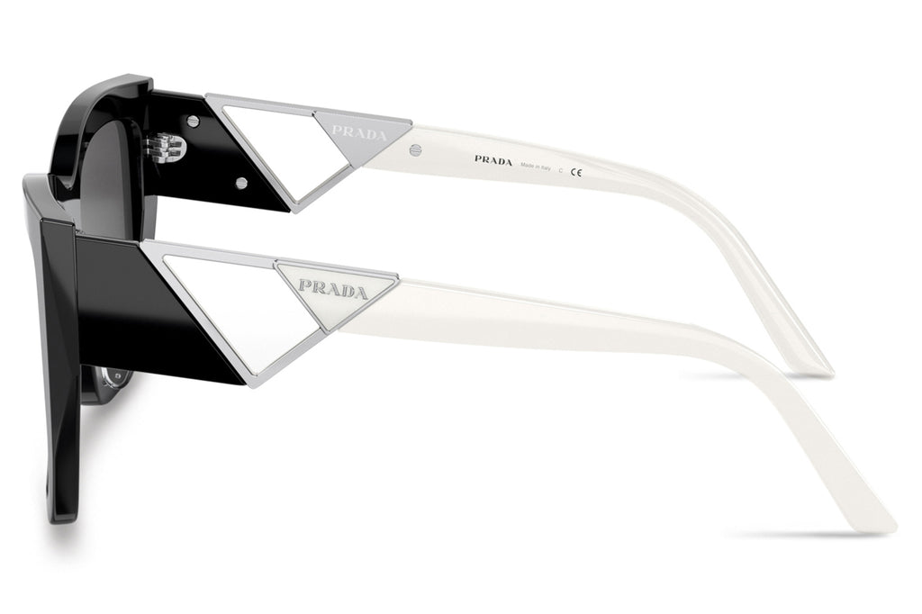Prada - PR 21YS Sunglasses Black with Dark Grey Lenses (1AB5S0)
