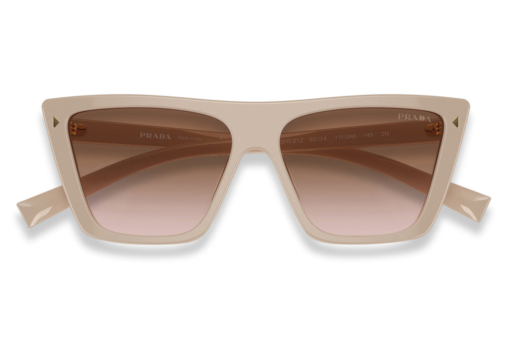 Prada - PR 21ZS Sunglasses Powder with Brown Gradient Lenses (11I0A6)