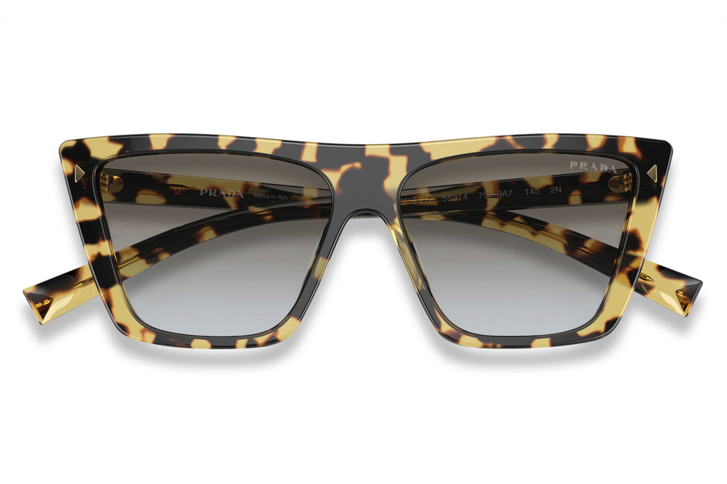 Prada - PR 21ZS Sunglasses Medium Tortoise with Grey Gradient Lenses (7S00A7)