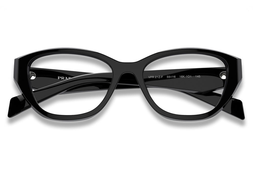 Prada - PR 21ZVF (Low Bridge Fit) Eyeglasses Black (16K1O1)