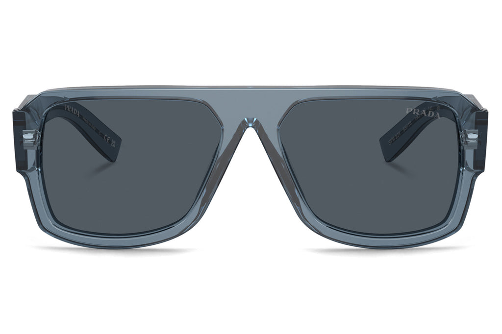 Prada - PR 22YS Sunglasses Transparent Grey with Dark Grey Lenses (19O70B)