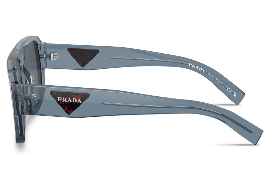 Prada - PR 22YS Sunglasses Transparent Grey with Dark Grey Lenses (19O70B)