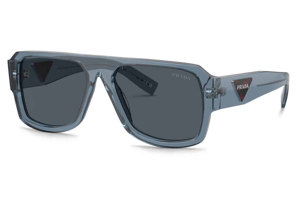 Prada - PR 22YS Sunglasses Transparent Grey with Dark Grey Lenses (19O70B)