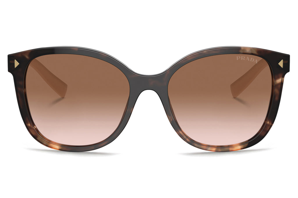 Prada - PR 22ZS Sunglasses Caramel Tortoise with Brown Gradient Lenses (07R0A6)