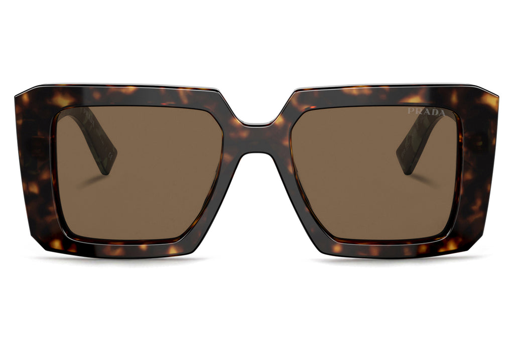 Prada - PR 23YSF (Low Bridge Fit) Sunglasses Tortoise with Dark Brown Lenses (2AU06B)