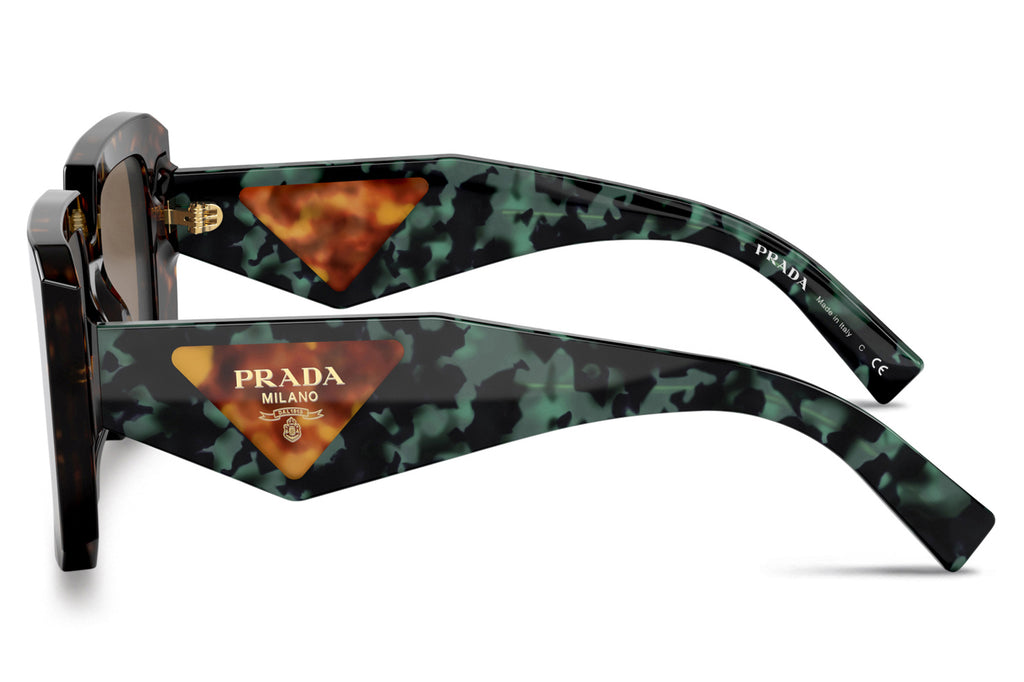 Prada - PR 23YSF (Low Bridge Fit) Sunglasses Tortoise with Dark Brown Lenses (2AU06B)