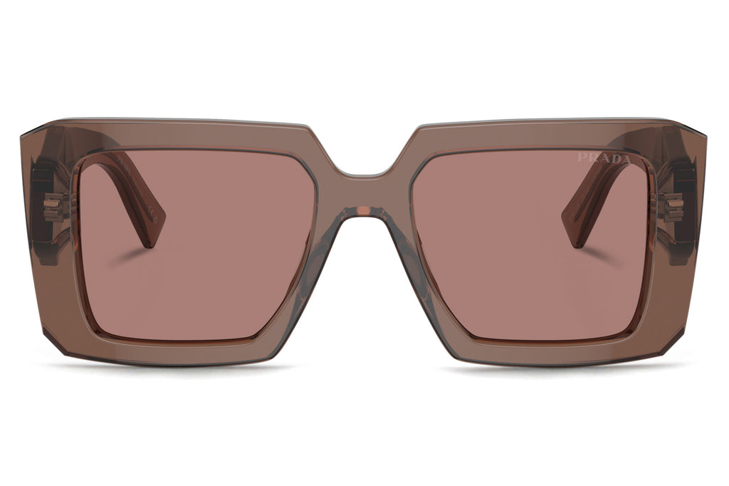 Prada - PR 23YS Sunglasses Transparent Brown with Light Brown Lenses (17O60B)