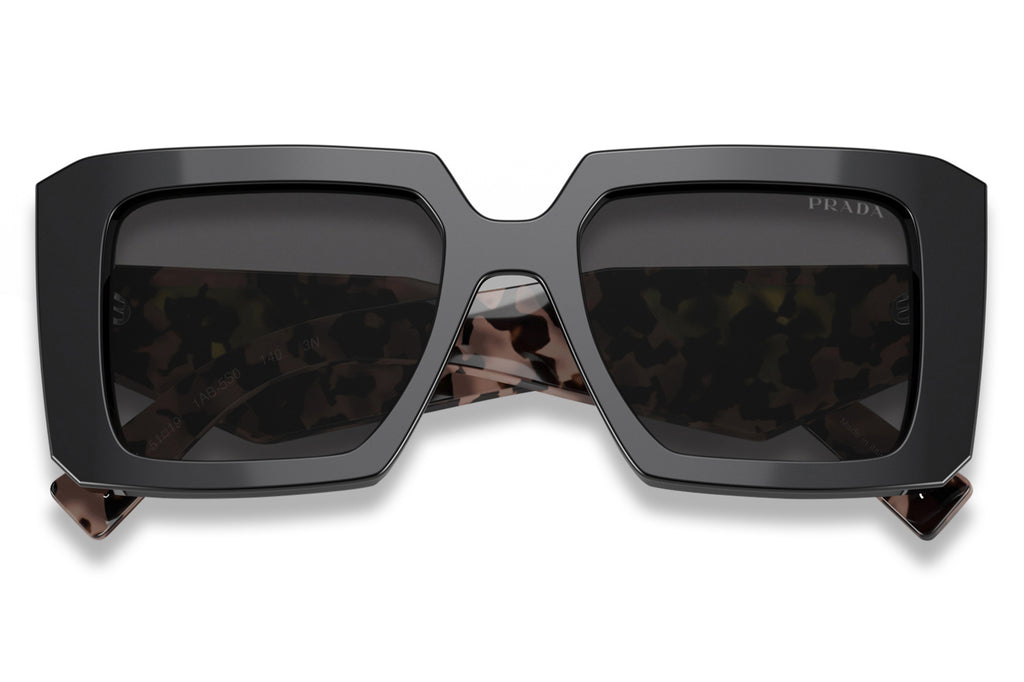 Prada - PR 23YS Sunglasses Black with Dark Grey Lenses (1AB5S0)