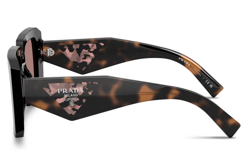 Prada - PR 23YS Sunglasses Black with Light Brown Lenses (27B60B)