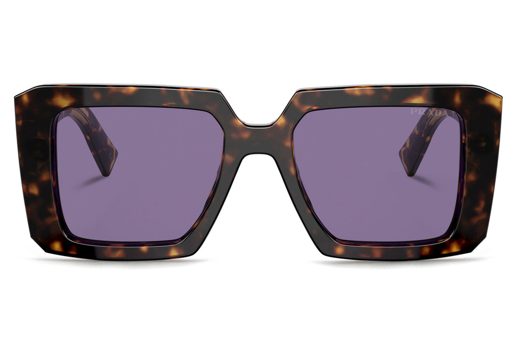 Prada - PR 23YS Sunglasses Tortoise with Violet Mirror Lenses (2AU05Q)