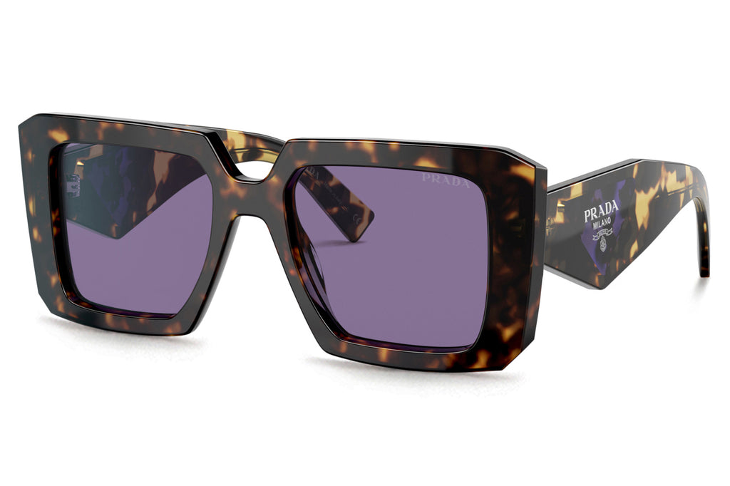 Prada - PR 23YS Sunglasses Tortoise with Violet Mirror Lenses (2AU05Q)