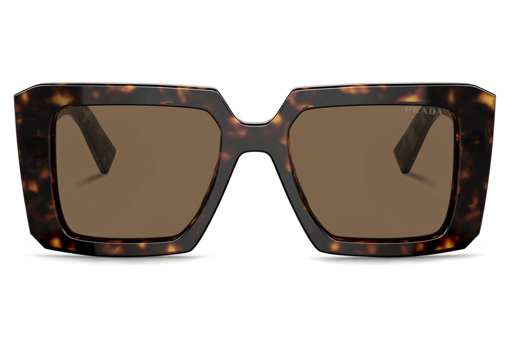 Prada - PR 23YS Sunglasses Tortoise with Dark Brown Lenses (2AU06B)