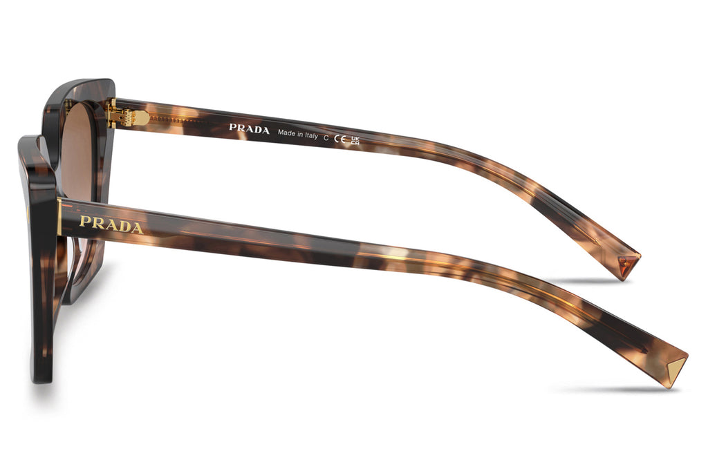 Prada - PR 23ZS Sunglasses Caramel Tortoise with Brown Gradient Lenses (07R0A6)