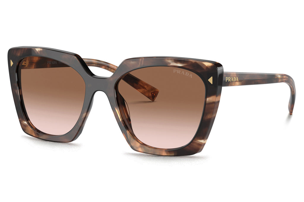 Prada - PR 23ZS Sunglasses Caramel Tortoise with Brown Gradient Lenses (07R0A6)