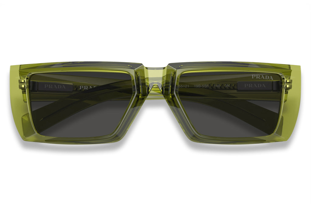 Prada - PR 24YS Sunglasses Crystal Fern with Dark Grey Lenses (19B5S0)