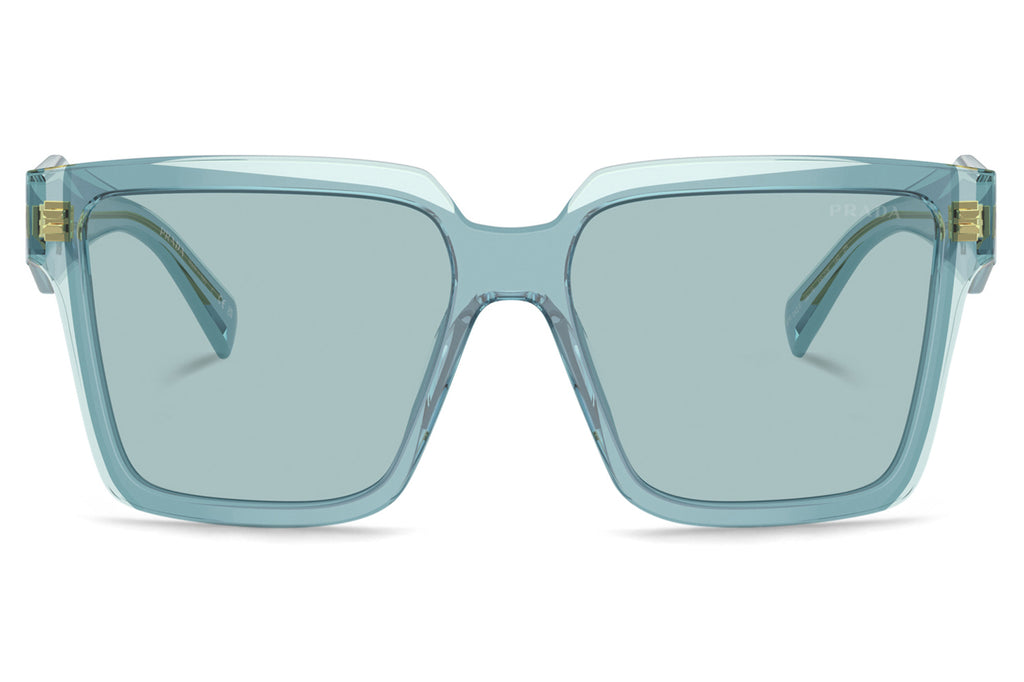 Prada - PR 24ZSF Sunglasses Peacock/Sky with Blue Lenses (15I02F)