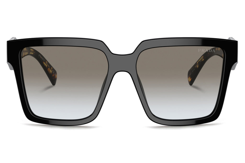 Prada - PR 24ZSF Sunglasses Black with Grey Gradient Lenses (1AB0A7)