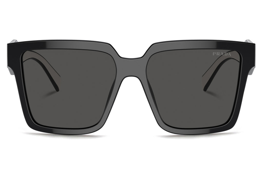 Prada - PR 24ZSF Sunglasses Black with Dark Grey Lenses (1AB5S0)