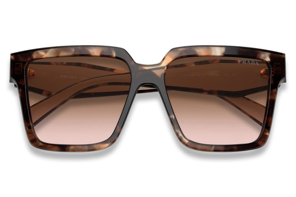 Prada - PR 24ZS Sunglasses Caramel Tortoise with Brown Gradient Lenses (07R0A6)