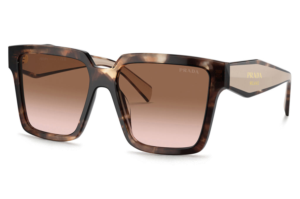 Prada - PR 24ZS Sunglasses Caramel Tortoise with Brown Gradient Lenses (07R0A6)