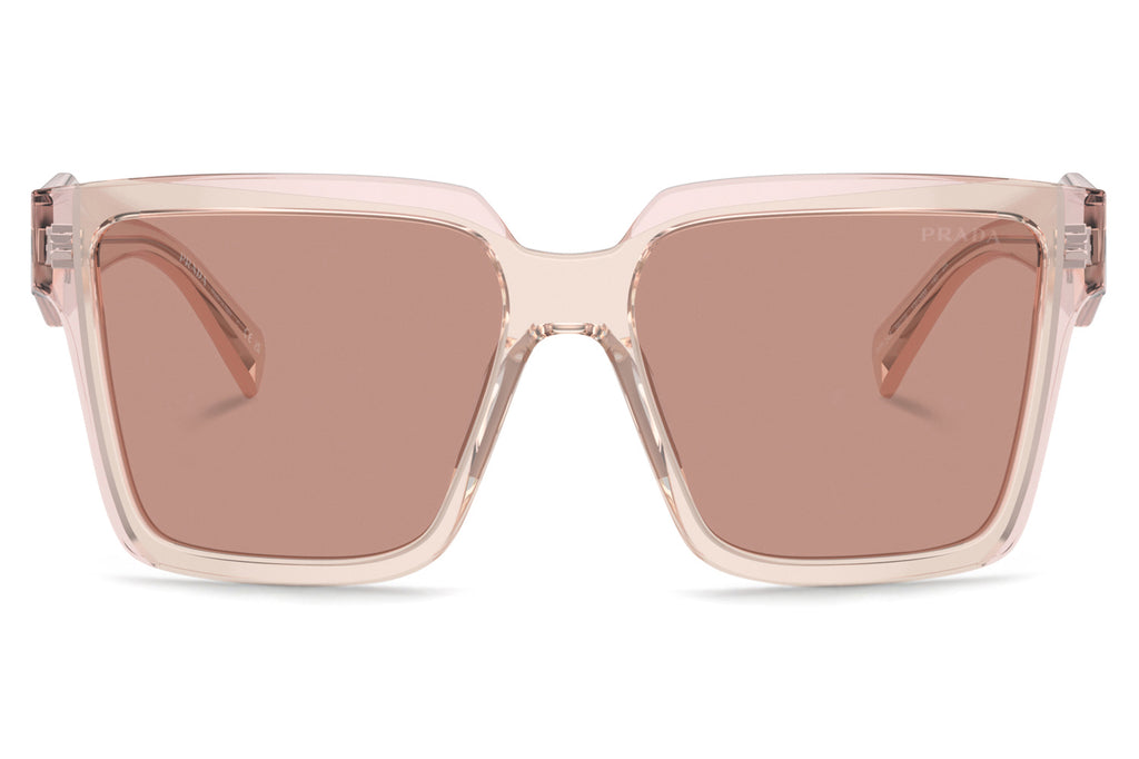 Prada - PR 24ZS Sunglasses Geranium/Petal Crystal with Dark Violet Lenses (13I08M)